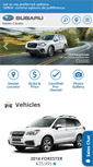 Mobile Screenshot of m.subaru.ca